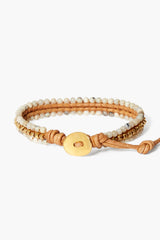 Koa Cuff Wrap Bracelet Multi Brioche Agate