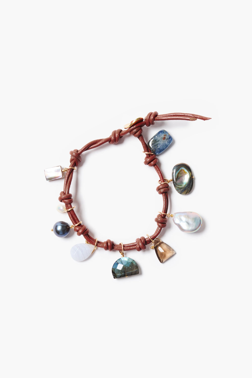 Gemma Charm Bracelet Red – Chan Luu