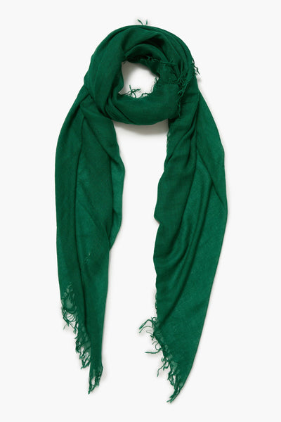 Cashmere and Silk Scarf Emerald