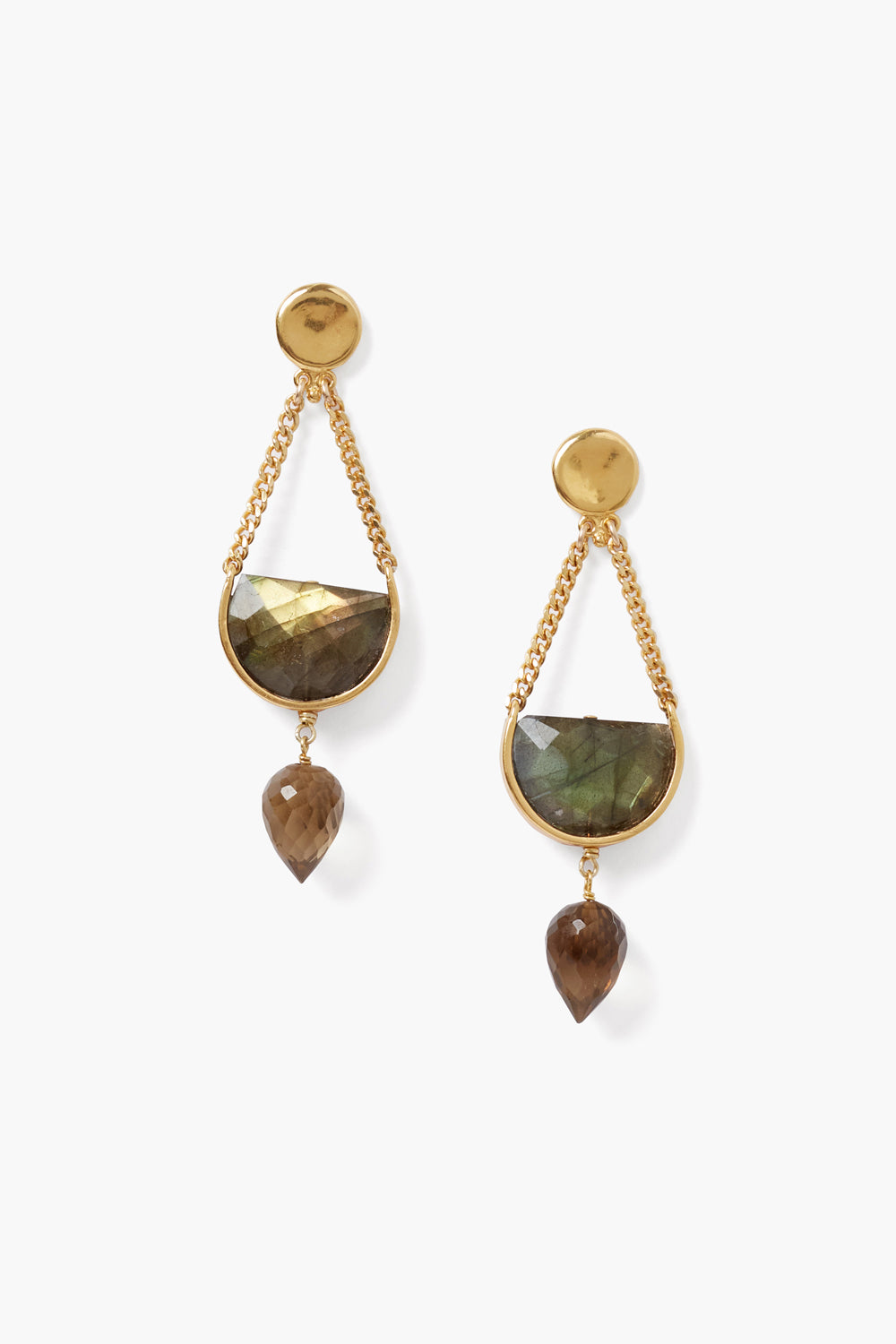 Luna Teardrop Earrings Labradorite Mix Chan Luu