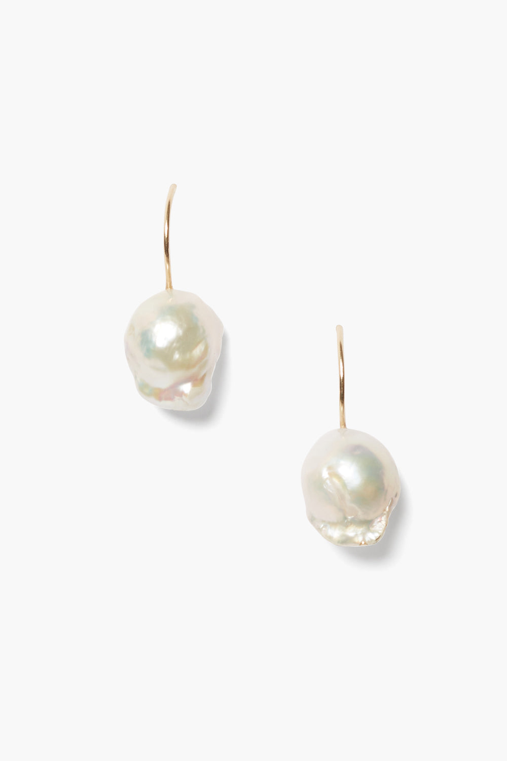 White Baroque Pearl on Leather Cord Necklace – Chan Luu