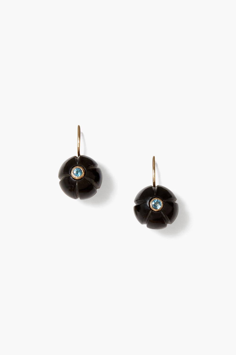 14k Pumpkin Earrings Maxi Black Horn – Chan Luu
