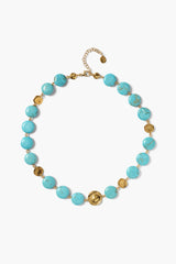 Coin Necklace Turquoise