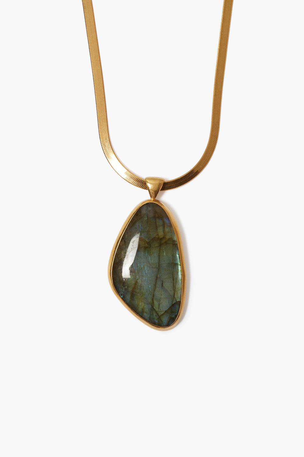 Yasmine Necklace Gold Labradorite Chan Luu