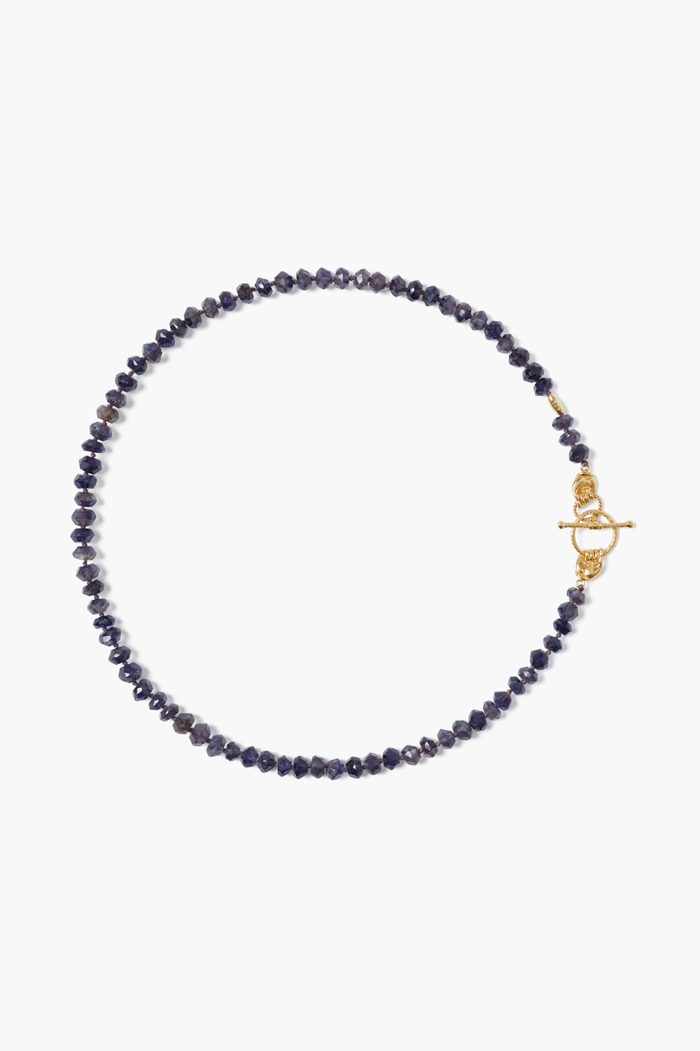 Mano Toggle Necklace Iolite Chan Luu