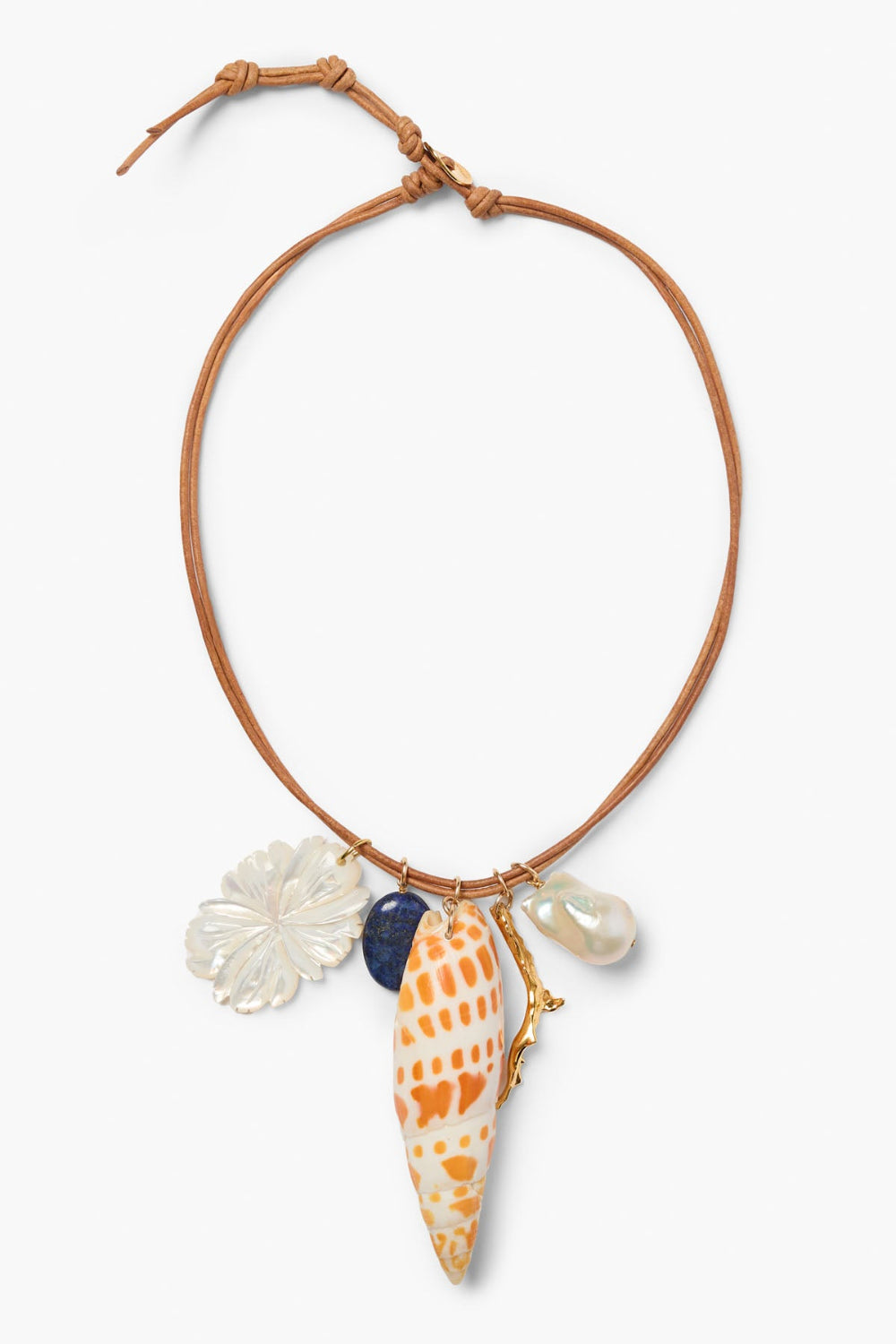 haruアクセサリーmilouさま Mitra Leather Charm Necklace Multi – Chan Luu