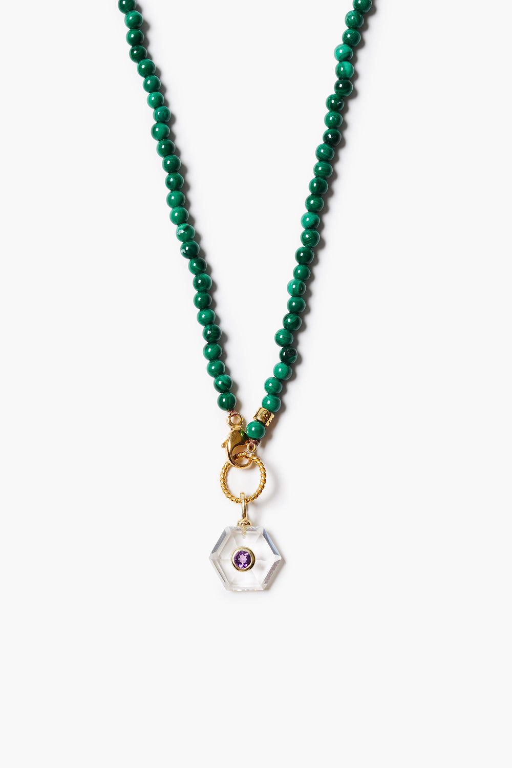 Prism Necklace Malachite – Chan Luu