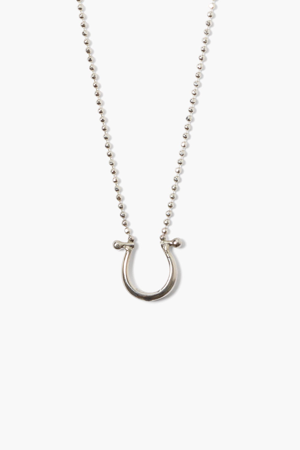 Horseshoe Necklace Silver – Chan Luu