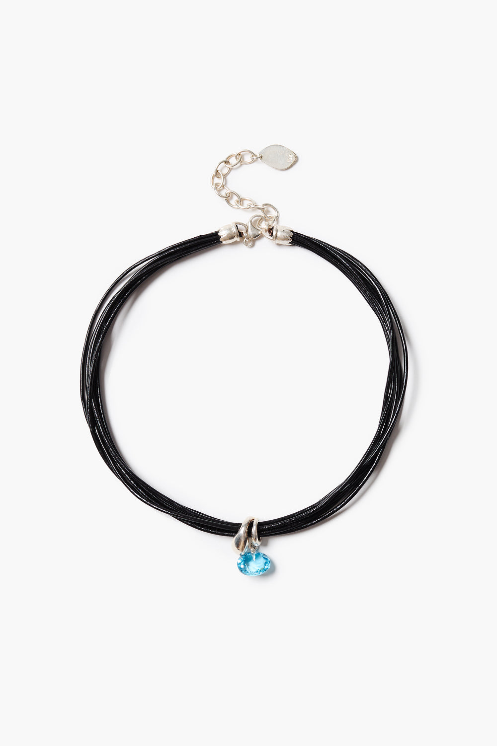 アクセサリー p_chan Serpentine Cord Necklace Blue Topaz – Chan Luu