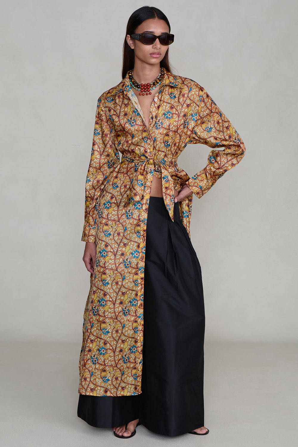 Garden Shirt Dress Marigold by Chan Luu