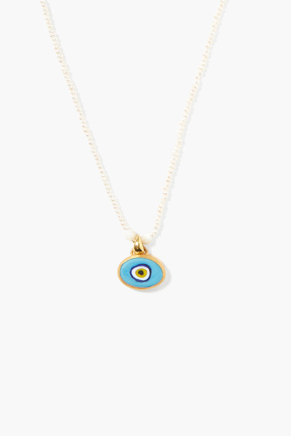 Mya Evil Eye Necklace Turquoise Mix