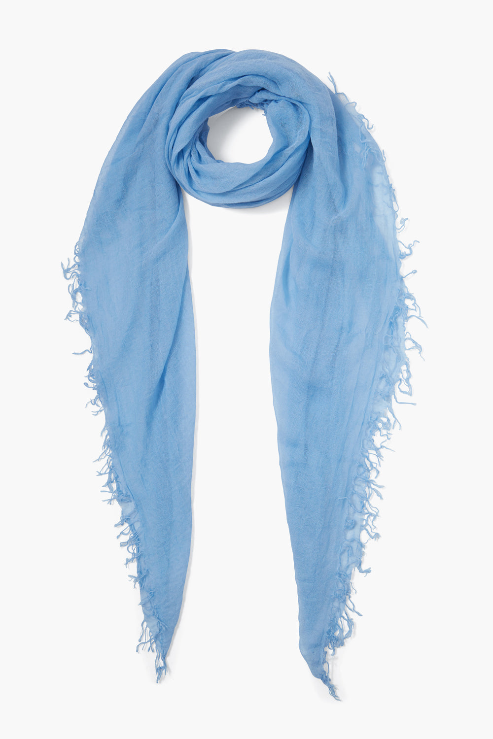 Indigo Blue French Floral Cashmere and Silk Scarf – Chan Luu
