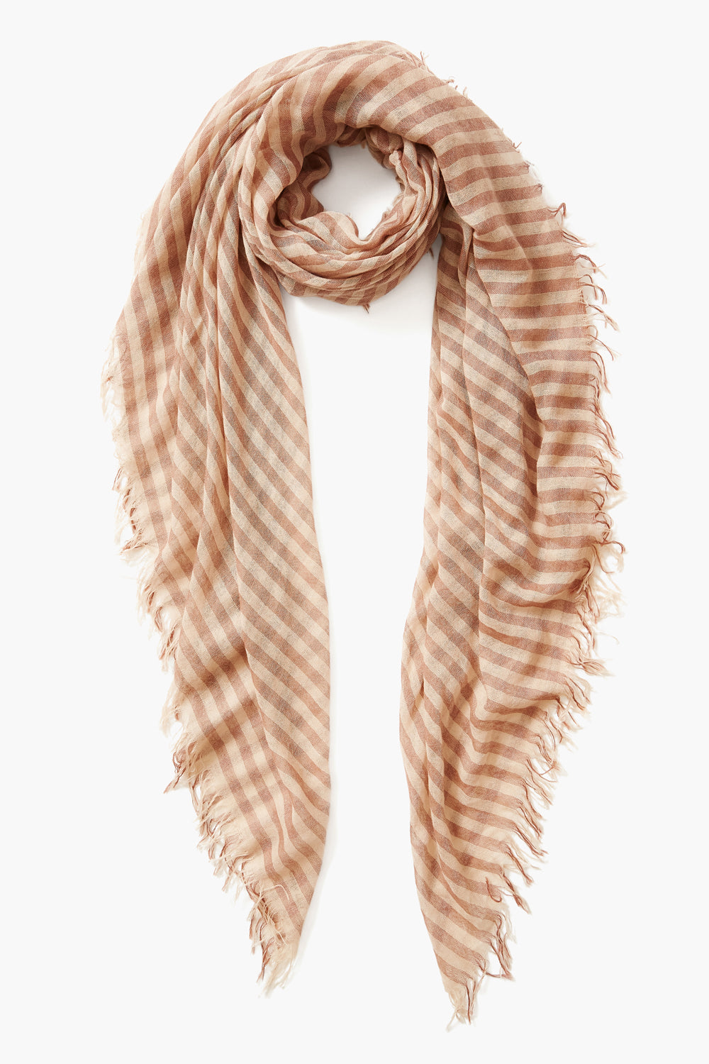 Cognac Linea Cashmere and Silk Scarf – Chan Luu