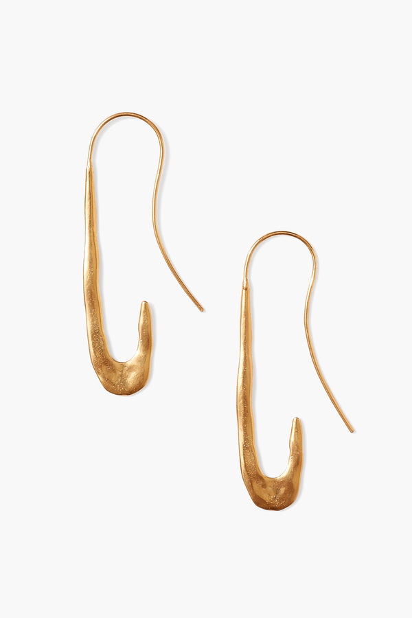 Gala Crescent Earrings Maxi Gold