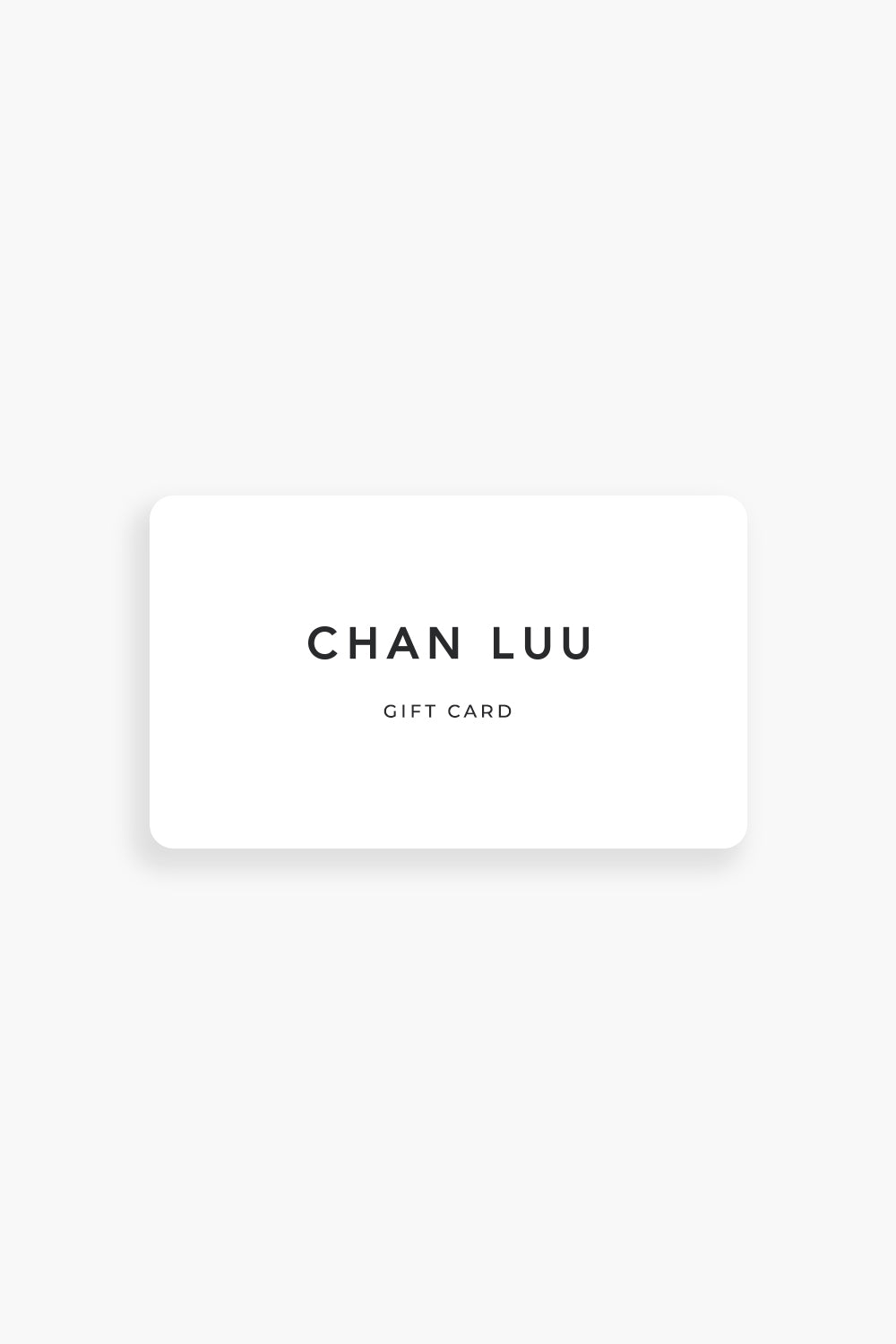 Gift Card Chan Luu