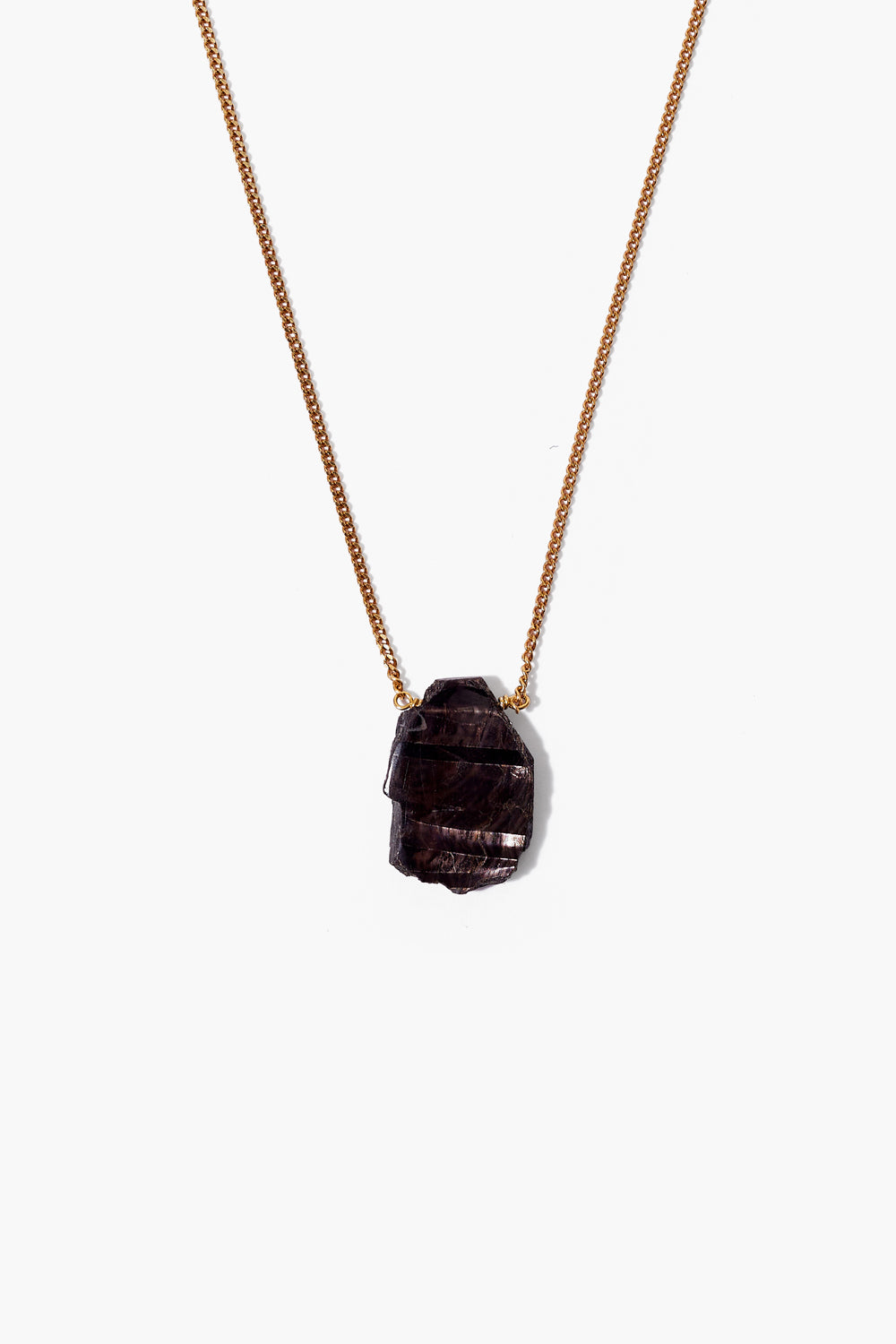 Hypersthene Slice Pendant Necklace Chan Luu