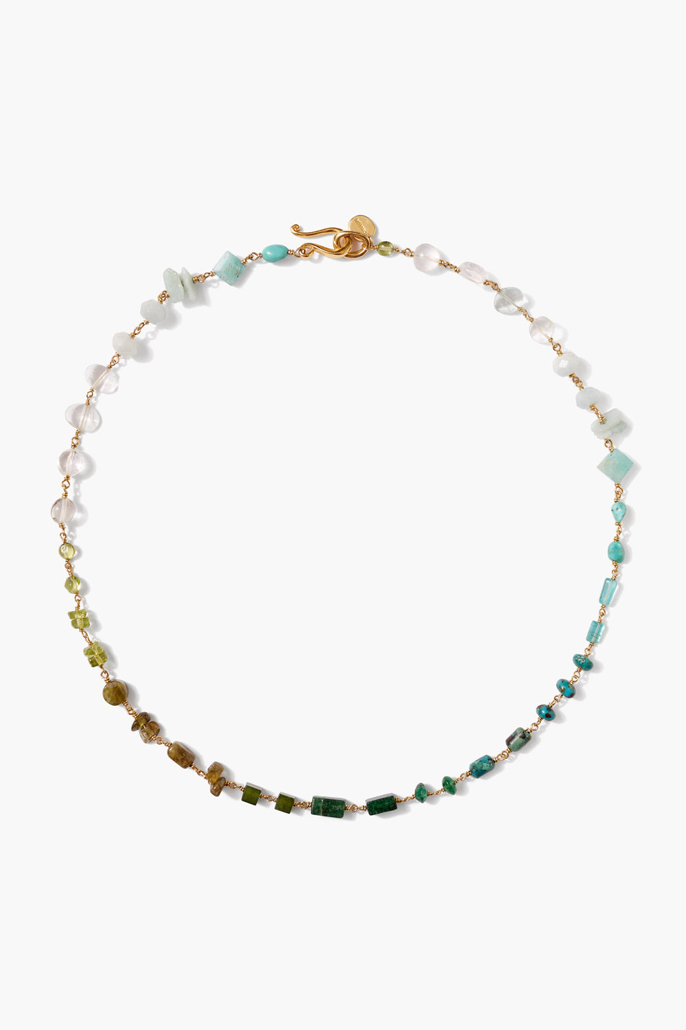 Daphne Beaded Necklace Turquoise Mix Chan Luu