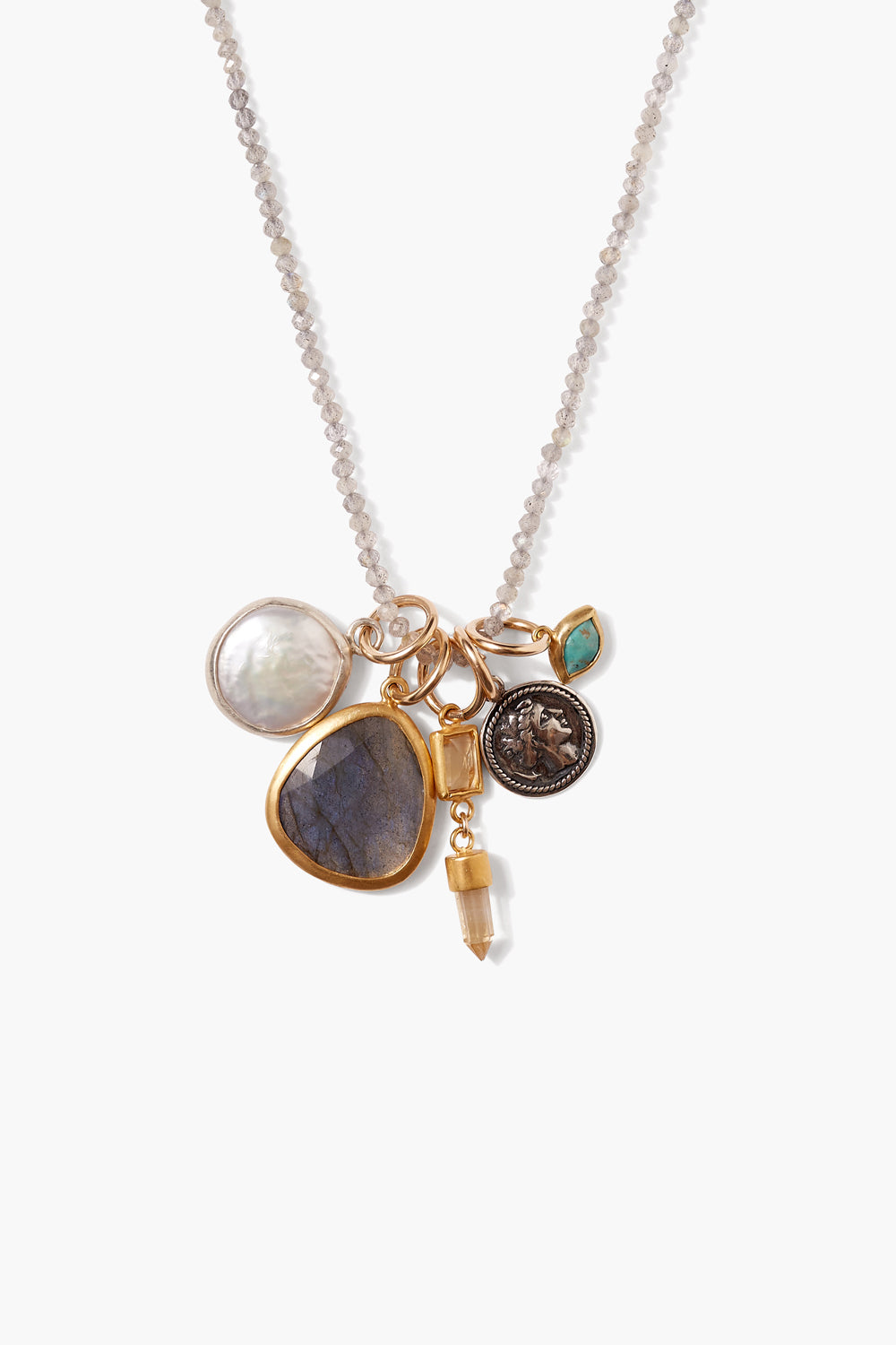 Chan luu discount druzy charm necklace