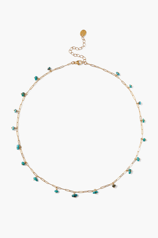 Cayman Short Necklace Turquoise