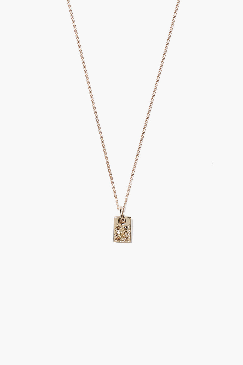 14k Petite Domino Necklace