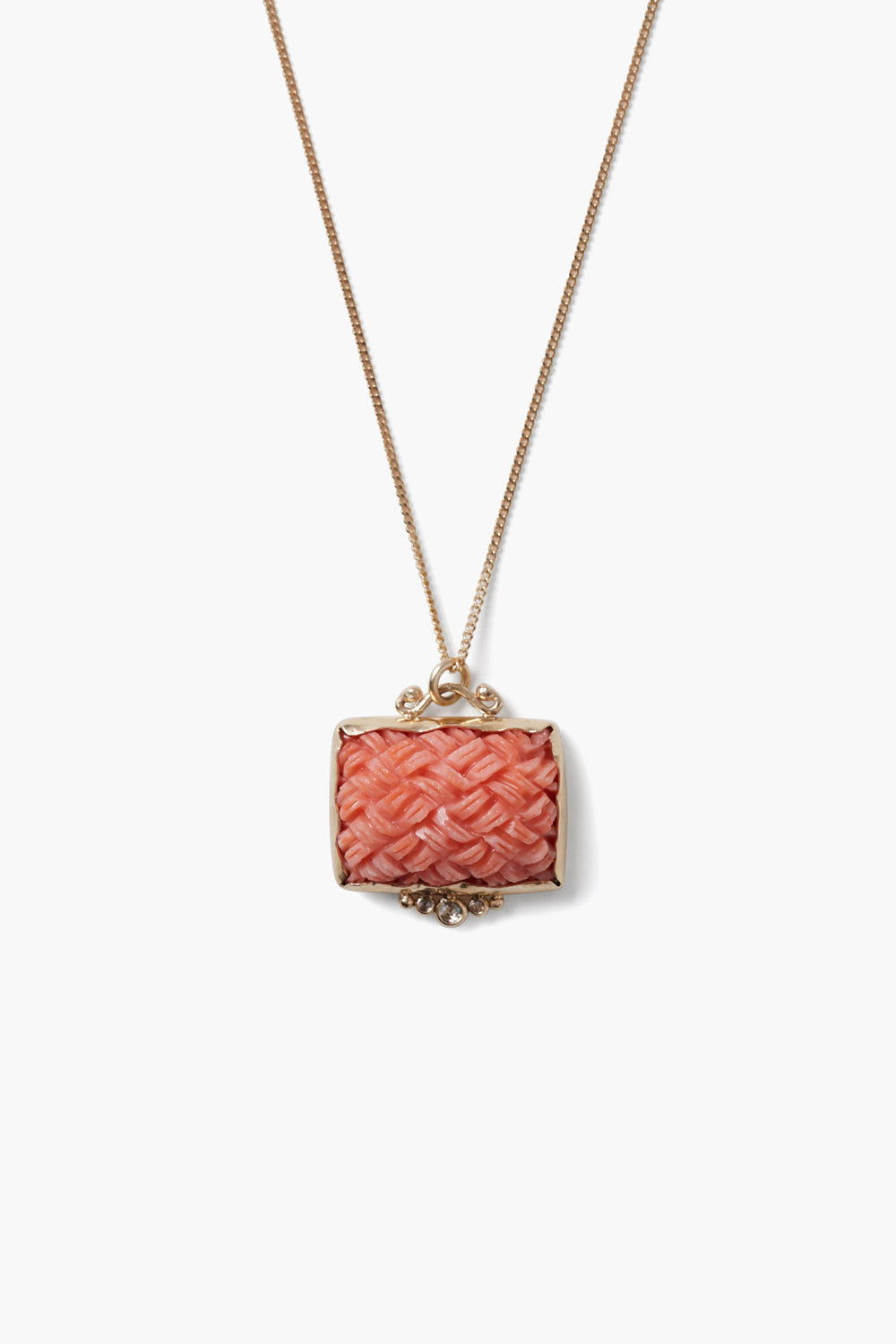 14k Mermaid s Basket Necklace Coral Chan Luu