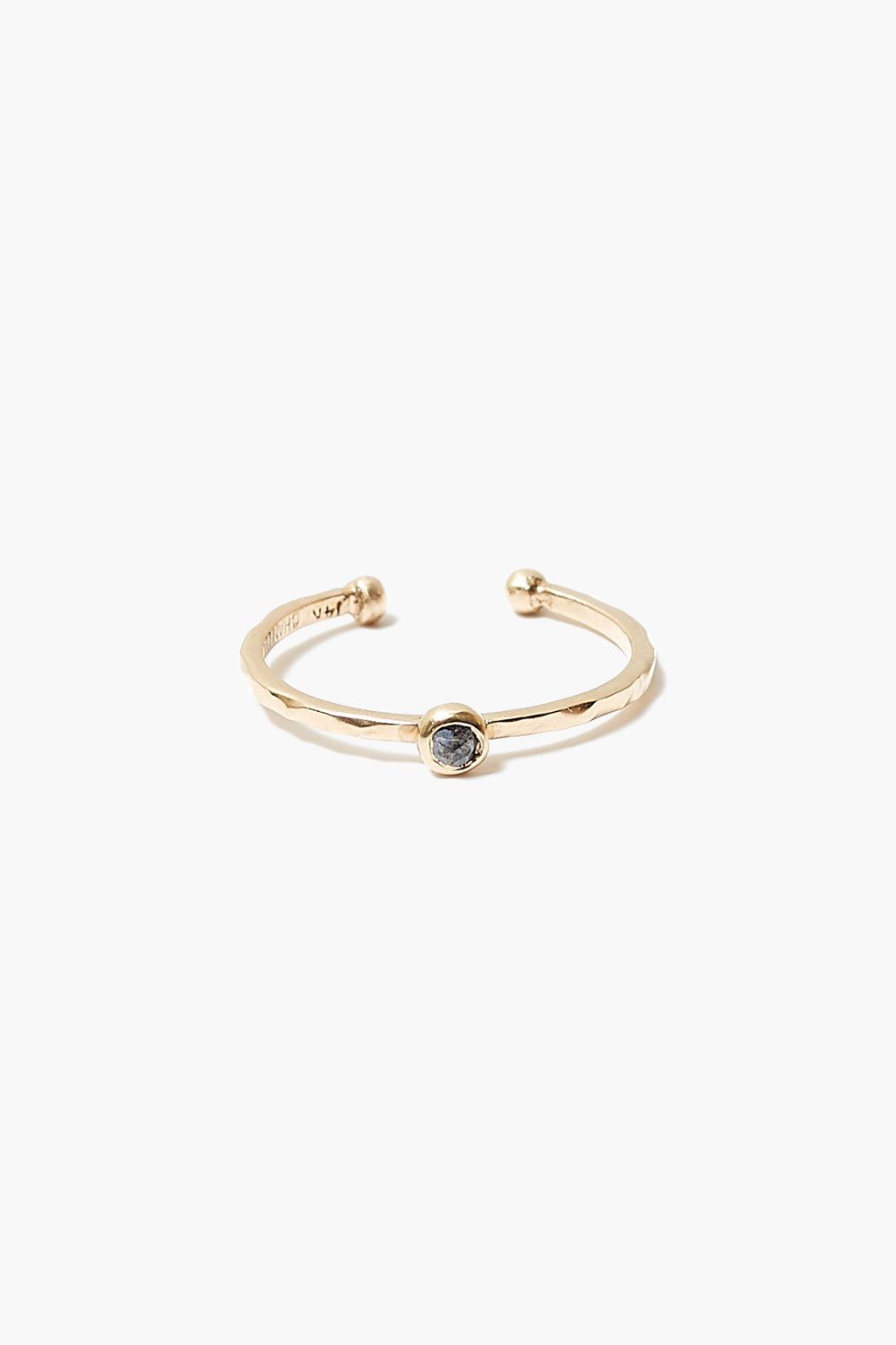 14k Champagne Diamond Toe Ring Chan Luu