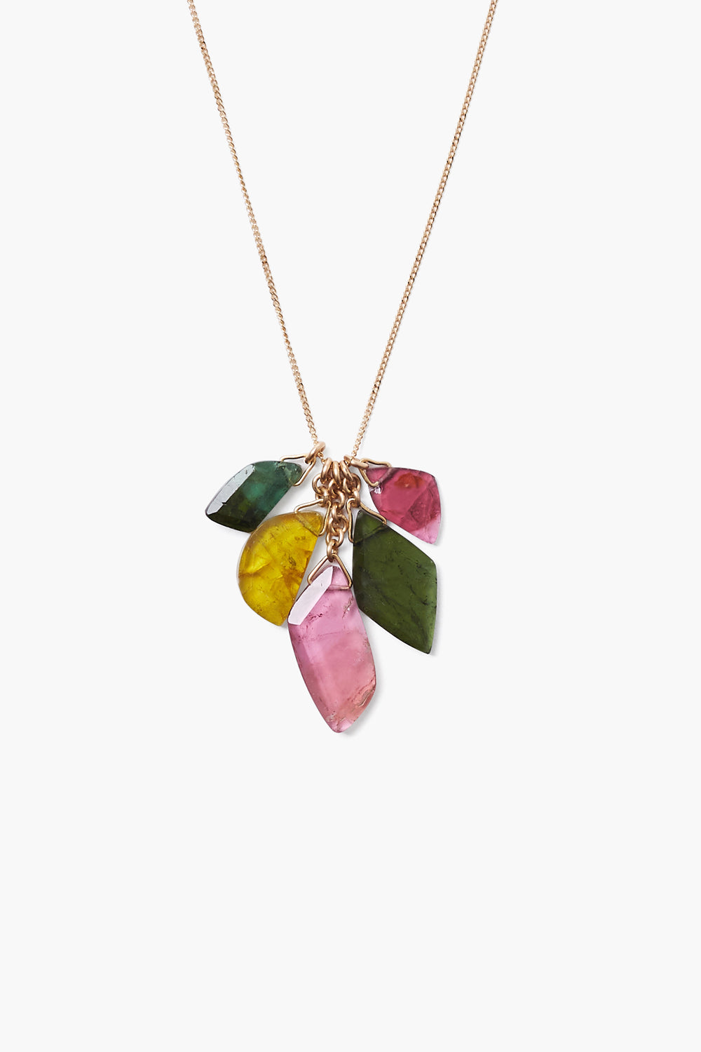 14k Tourmaline Mix Kaleidoscope Necklace Chan Luu