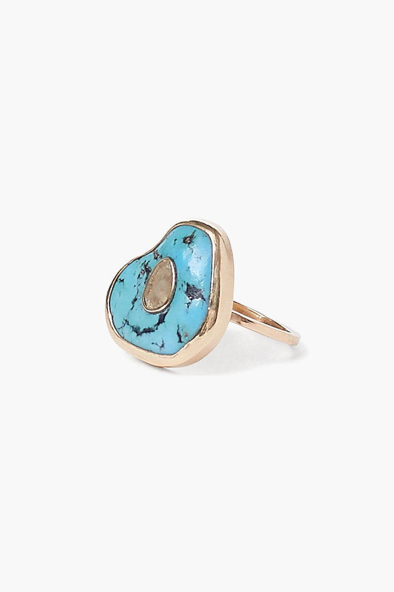 14k Turquoise Oasis Ring
