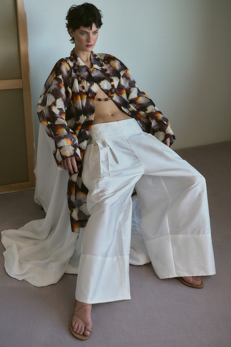 Iggy Paper Trench Coat Solar