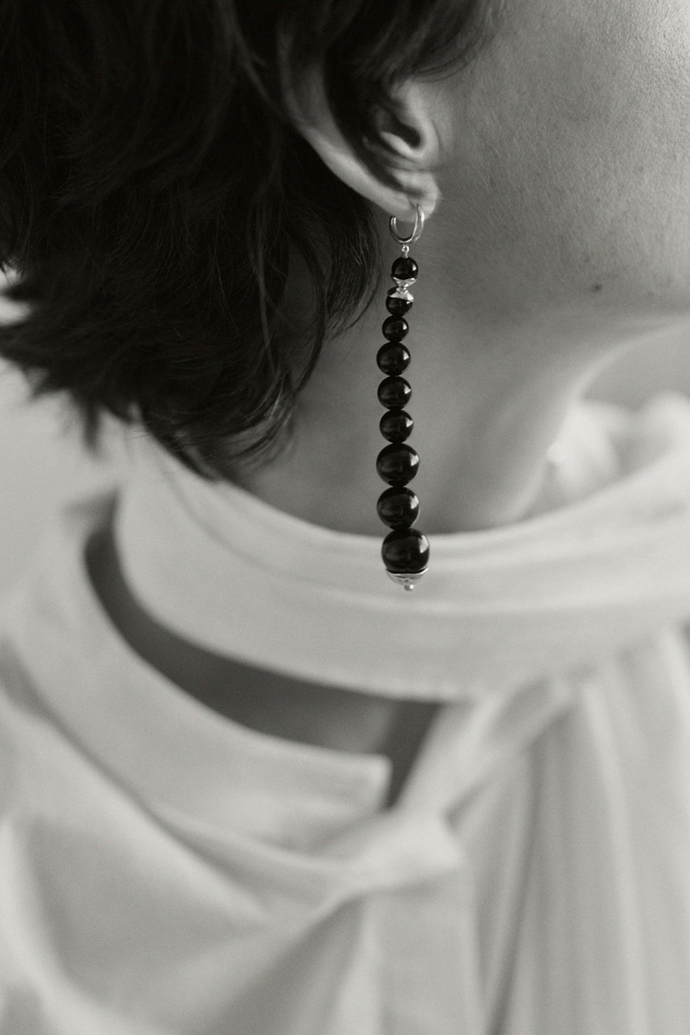 Bell Tower Earrings Black Onyx