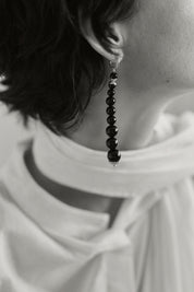 Bell Tower Earrings Black Onyx