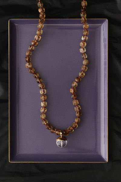 Bell Necklace Citrine