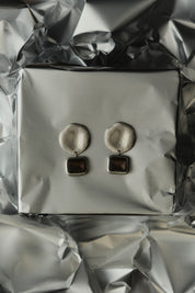 Bastion Earrings Smoky Quartz