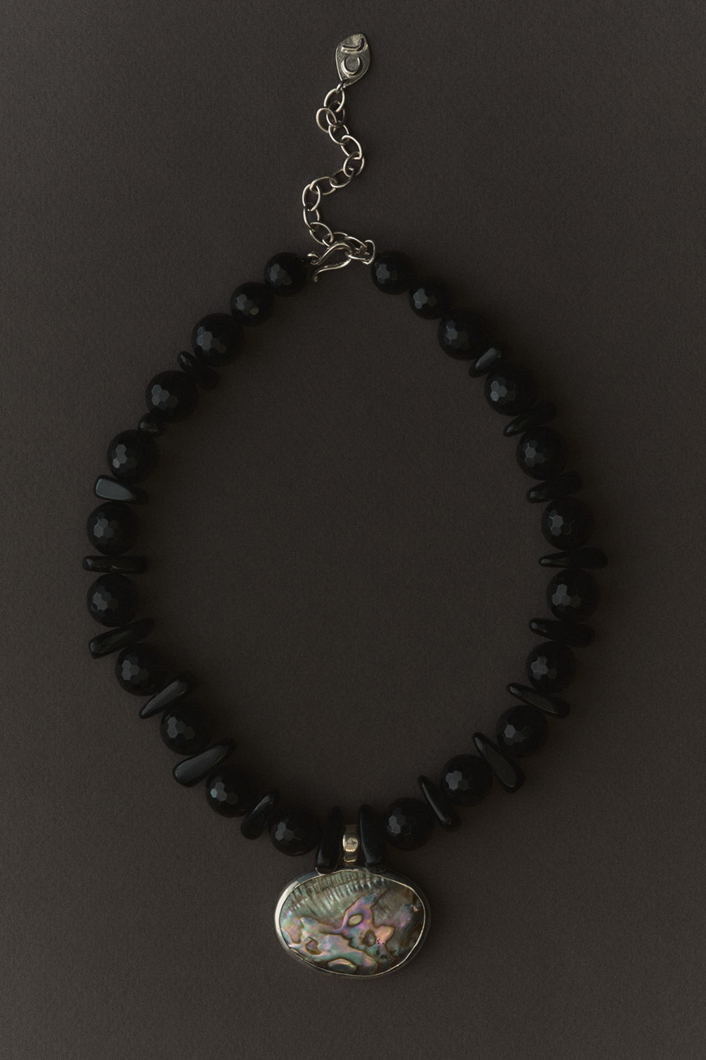 Urchin Necklace Onyx