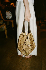 Mirror Lantern Bag Camel