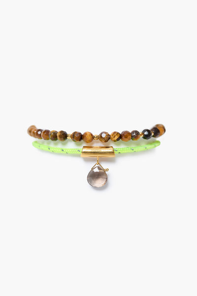 Surf Anklet Set Tiger's Eye