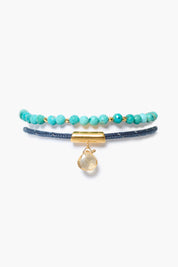Surf Anklet Set Turquoise