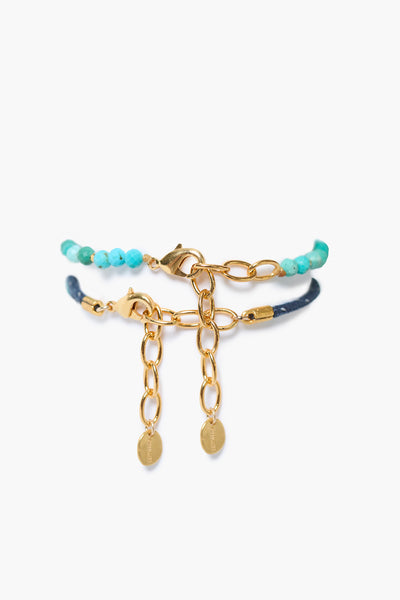 Surf Anklet Set Turquoise