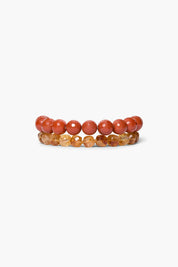 Oona Anklet Set Red Jasper