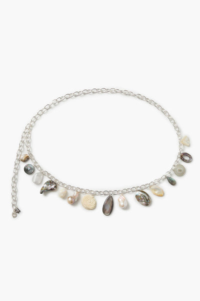 Chan Luu Semi Precious Stones Mesh Belt - Beige Chan Luu: Single Wrap Beaded Bracelet, Brown - Elise main image 4