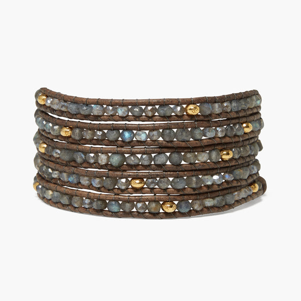 Denali Wrap Bracelet Blue Lab Mix Chan Luu