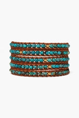 Denali Wrap Bracelet Turquoise