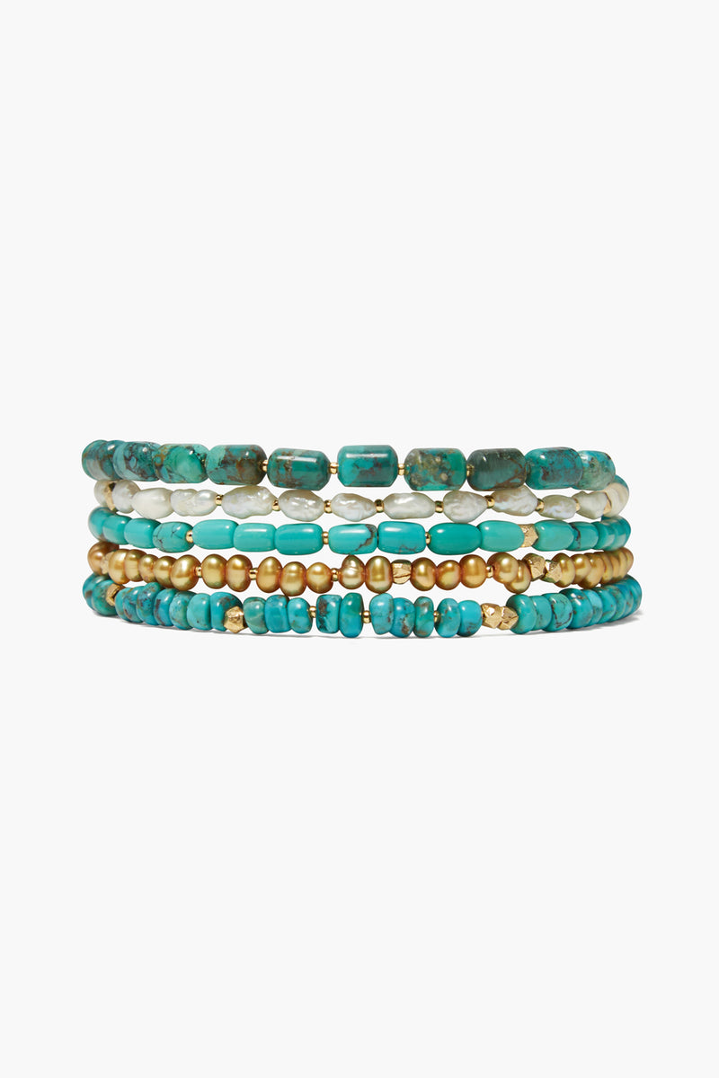 Riviera Wrap Bracelet Turquoise Mix