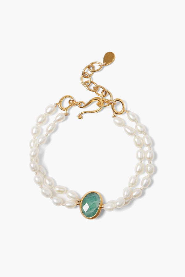 Colette Bracelet White Pearl