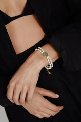 Colette Bracelet White Pearl