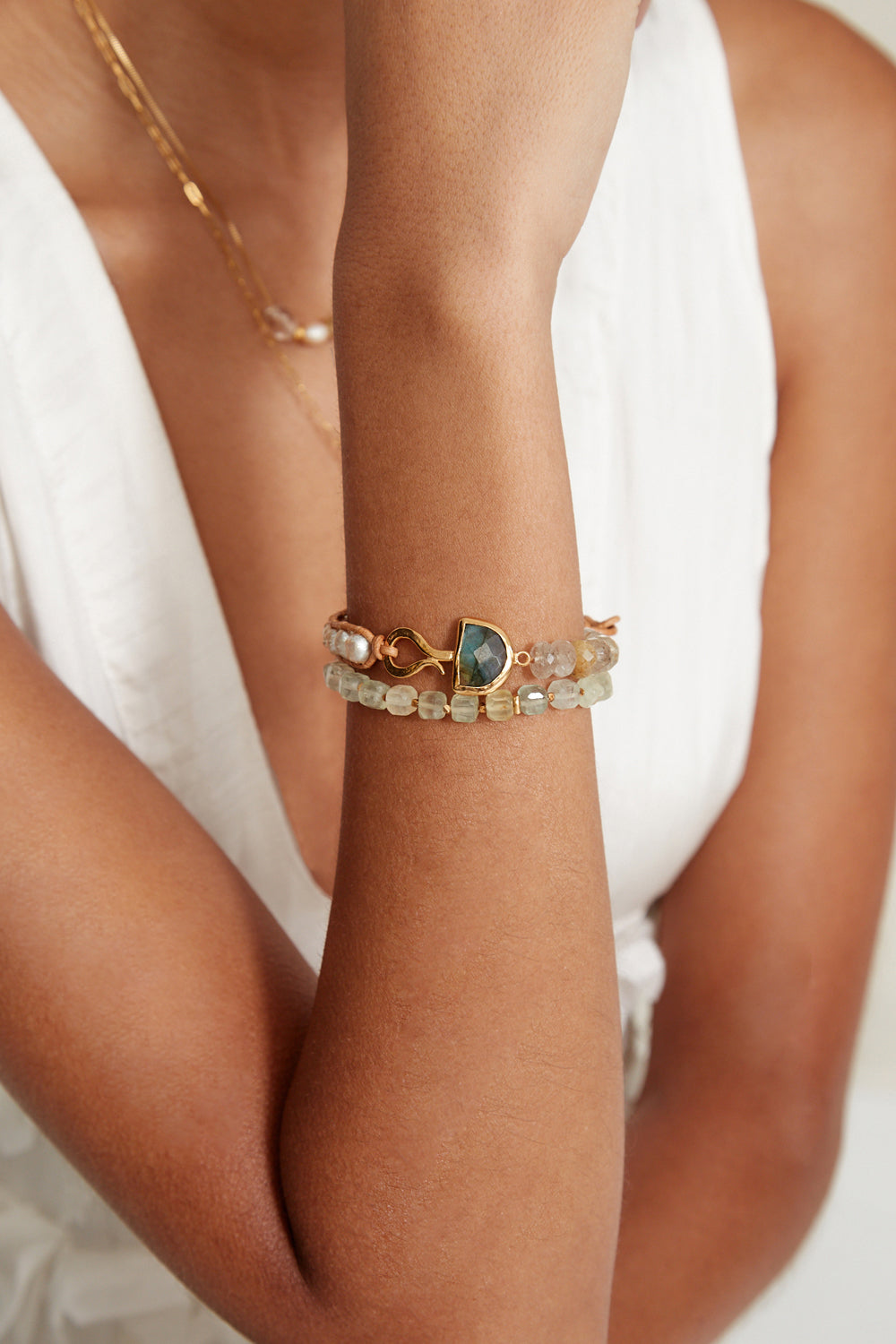 Luna Single Wrap Bracelet Natural Mix – Chan Luu