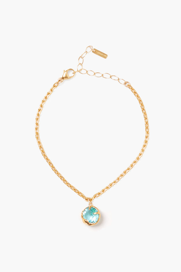 December Birthstone Bracelet Turquoise Crystal