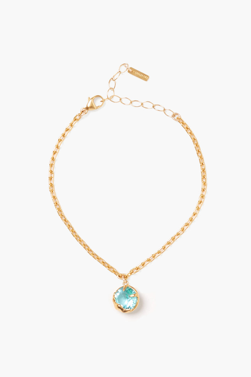 December Birthstone Bracelet Turquoise Crystal
