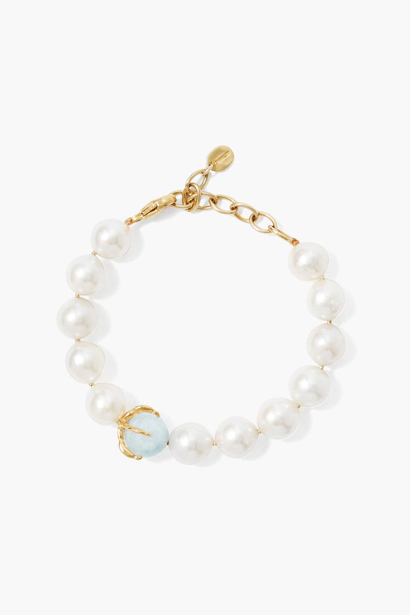 Lark Bracelet White Pearl Mix