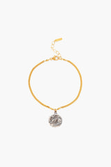 Pegasus Charm Bracelet Gold Mix